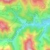 Saint-Lary topographic map, elevation, terrain