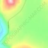 Chandalar Shelf topographic map, elevation, terrain
