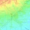 Pandes topographic map, elevation, terrain