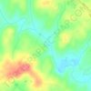 Morgantown Baptist Association Dam topographic map, elevation, terrain