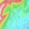 Gex topographic map, elevation, terrain