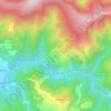 Parès topographic map, elevation, terrain