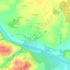 Les Places topographic map, elevation, terrain