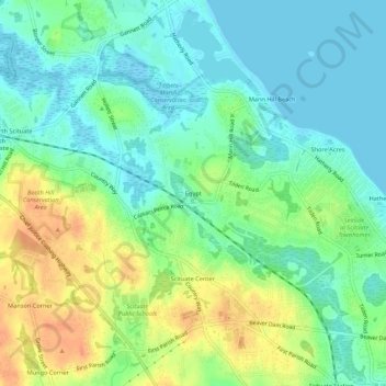 Egypt topographic map, elevation, terrain