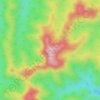 Mount Isobel topographic map, elevation, terrain