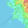 Rovinj topographic map, elevation, terrain