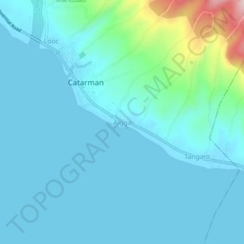 Algga topographic map, elevation, terrain