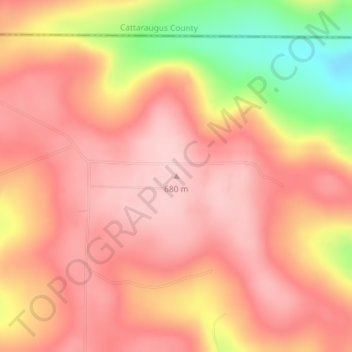highest point in Warren County PA topographic map, elevation, terrain