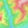 Le Tandieu topographic map, elevation, terrain