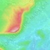 Le Mazet topographic map, elevation, terrain