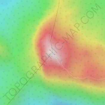 Velliangiri topographic map, elevation, terrain
