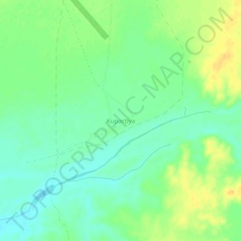 Kupartiya topographic map, elevation, terrain