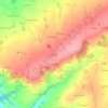 Bonnilly topographic map, elevation, terrain