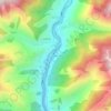 Mankar topographic map, elevation, terrain