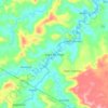 Lope de Vega topographic map, elevation, terrain