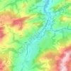 Urnäsch topographic map, elevation, terrain