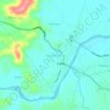 Kalamunding topographic map, elevation, terrain