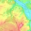 FontFurat topographic map, elevation, terrain