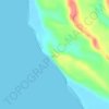 The Bluff topographic map, elevation, terrain