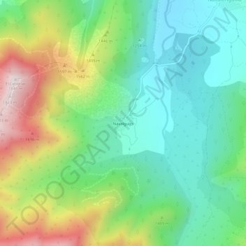 Navalguijo topographic map, elevation, terrain