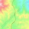 EL LLANITO topographic map, elevation, terrain