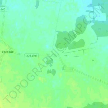 Chaikino topographic map, elevation, terrain