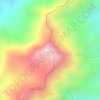 Tatamailau topographic map, elevation, terrain