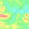 Host topographic map, elevation, terrain