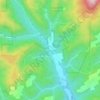 Pavia topographic map, elevation, terrain