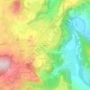 Malpas topographic map, elevation, terrain