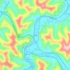 Dwale topographic map, elevation, terrain