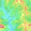 Sornac topographic map, elevation, terrain