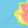 Land's End topographic map, elevation, terrain
