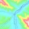 Big Sky Canyon Village topographic map, elevation, terrain