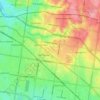 Oakleigh East topographic map, elevation, terrain