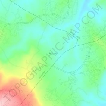 Agulu topographic map, elevation, terrain
