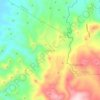 Batang topographic map, elevation, terrain