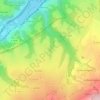 Mézère topographic map, elevation, terrain