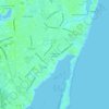 Chesapeake Heights topographic map, elevation, terrain