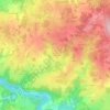 Les Châtres topographic map, elevation, terrain