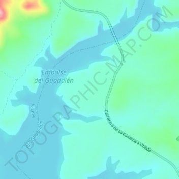 Malpelo topographic map, elevation, terrain