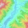 Drosh topographic map, elevation, terrain