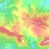 Ulucak topographic map, elevation, terrain