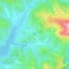 La Lastra topographic map, elevation, terrain