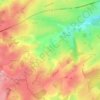 Aire topographic map, elevation, terrain