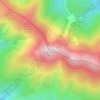 Mencilla topographic map, elevation, terrain