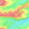 Mont Bart topographic map, elevation, terrain