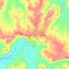 Poowong topographic map, elevation, terrain