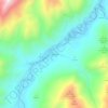 Coto Rios topographic map, elevation, terrain