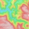 Thérondel topographic map, elevation, terrain